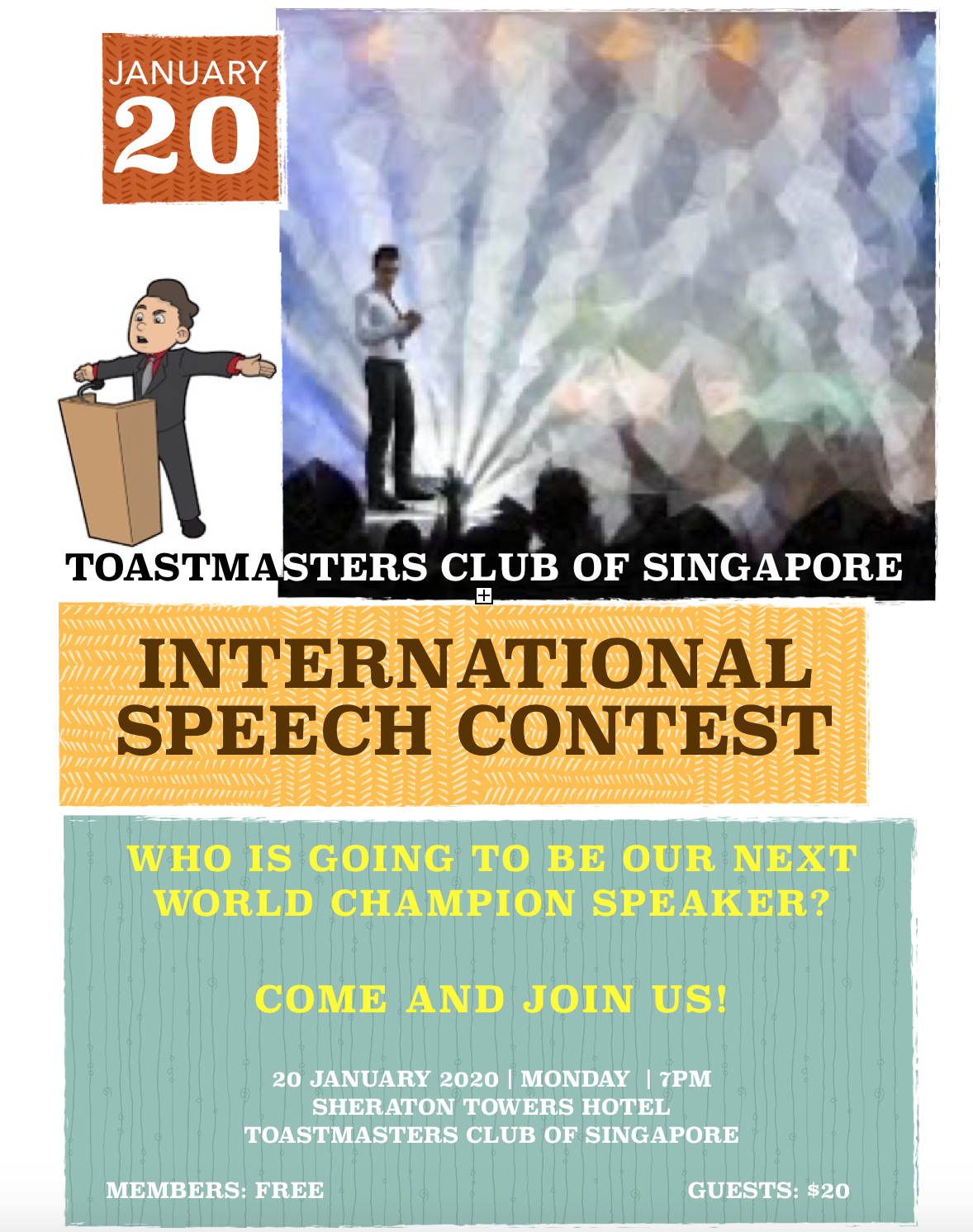 TMCS International Speech Contest Toastmasters Club of Singapore (TMCS)